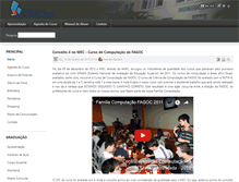 Tablet Screenshot of computacao.fagoc.br